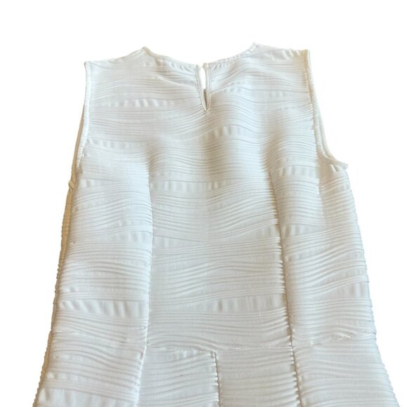 Opening Ceremony Lotus Flutter Dress Sleeveless Midi Fit N Flare Size Small - Picture 9 of 13